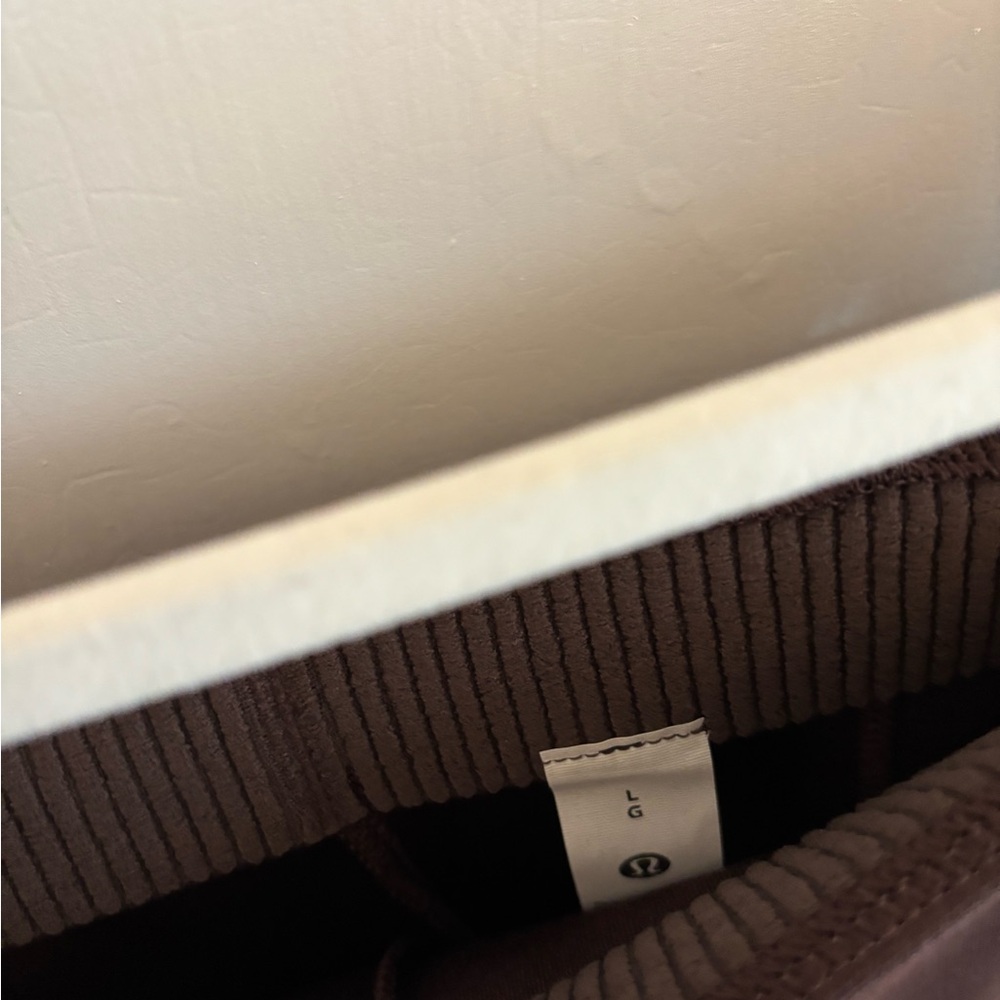 Lululemon brown flared pants with split hem - Picture 7 of 9